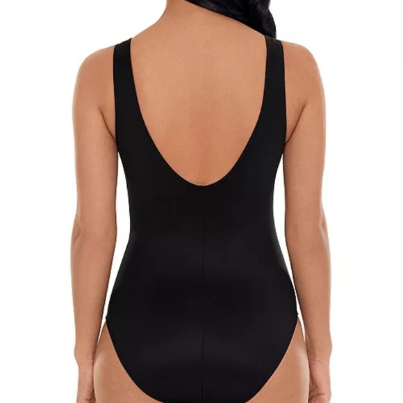 NWOT MAGICSUIT Dream State Bindy One Piece Swimsuit Black/White Slimming Size 10 - Picture 2 of 16